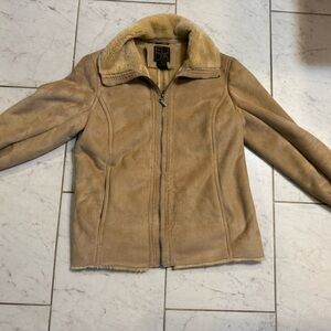Cozy Tan Teddy Jacket